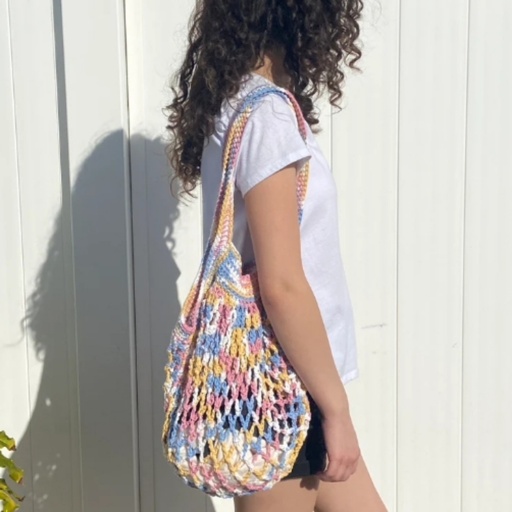 Beach Bag Crochet Tote